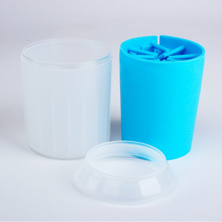 Strumento pulizia zampe cane e gatto in silicone 13cm