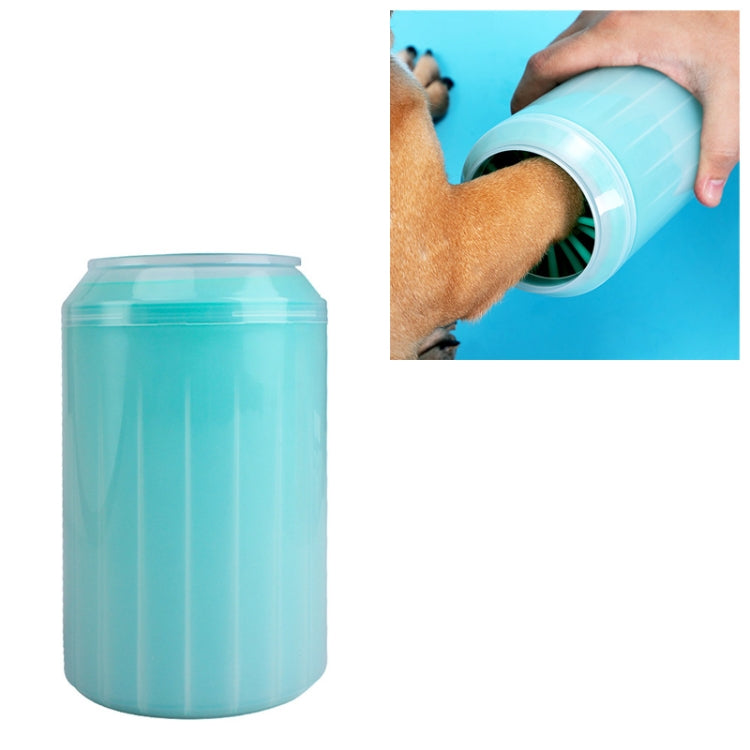 Strumento per la pulizia della tazza per la pulizia del piede del cane del gatto dell'animale domestico, tazza di lavaggio in silicone, dimensioni: 11,5x8,5x8,5 cm, Size: Middle