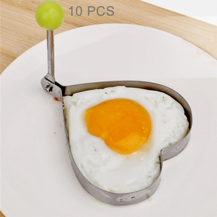 Gadget da cucina per frittata da 10 pezzi, Round, Heart shaped, Plum flower