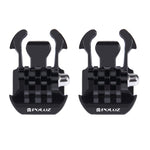 2 pezzi PULUZ fibbia a sgancio rapido per superficie orizzontale per GoPro Hero11 nero / HERO10 nero /9 nero /8 nero /7 /6 /5 /5 sessione /4 sessione /4 /3+ /3 /2 /1, DJI Osmo Action e altroTelecamere d'azione, Quick Release Buckle (2 PCS)