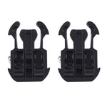 2 pezzi PULUZ fibbia a sgancio rapido per superficie orizzontale per GoPro Hero11 nero / HERO10 nero /9 nero /8 nero /7 /6 /5 /5 sessione /4 sessione /4 /3+ /3 /2 /1, DJI Osmo Action e altroTelecamere d'azione, Quick Release Buckle (2 PCS)
