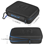 PULUZ Custodia impermeabile da trasporto e da viaggio per GoPro Hero11 Black / HERO10 Black / HERO9 Black / HERO8 Black / HERO7 /6 /5 /5 Session /4 Session /4 /3+ /3 /2 /1, DJI Osmo Action e altre azioniAccessori per fotocamere, dimensioni medie: 23 cm...