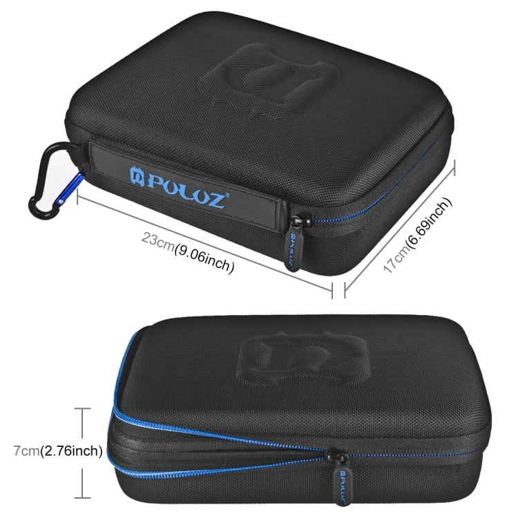 PULUZ Custodia impermeabile da trasporto e da viaggio per GoPro Hero11 Black / HERO10 Black / HERO9 Black / HERO8 Black / HERO7 /6 /5 /5 Session /4 Session /4 /3+ /3 /2 /1, DJI Osmo Action e altre azioniAccessori per fotocamere, dimensioni medie: 23 cm...