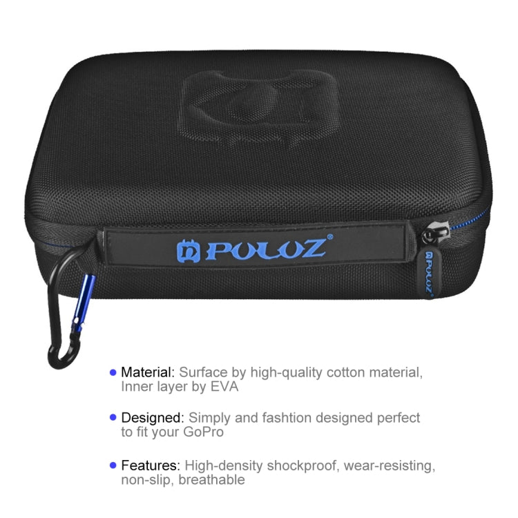 PULUZ Custodia impermeabile da trasporto e da viaggio per GoPro Hero11 Black / HERO10 Black / HERO9 Black / HERO8 Black / HERO7 /6 /5 /5 Session /4 Session /4 /3+ /3 /2 /1, DJI Osmo Action e altre azioniAccessori per fotocamere, dimensioni medie: 23 cm...