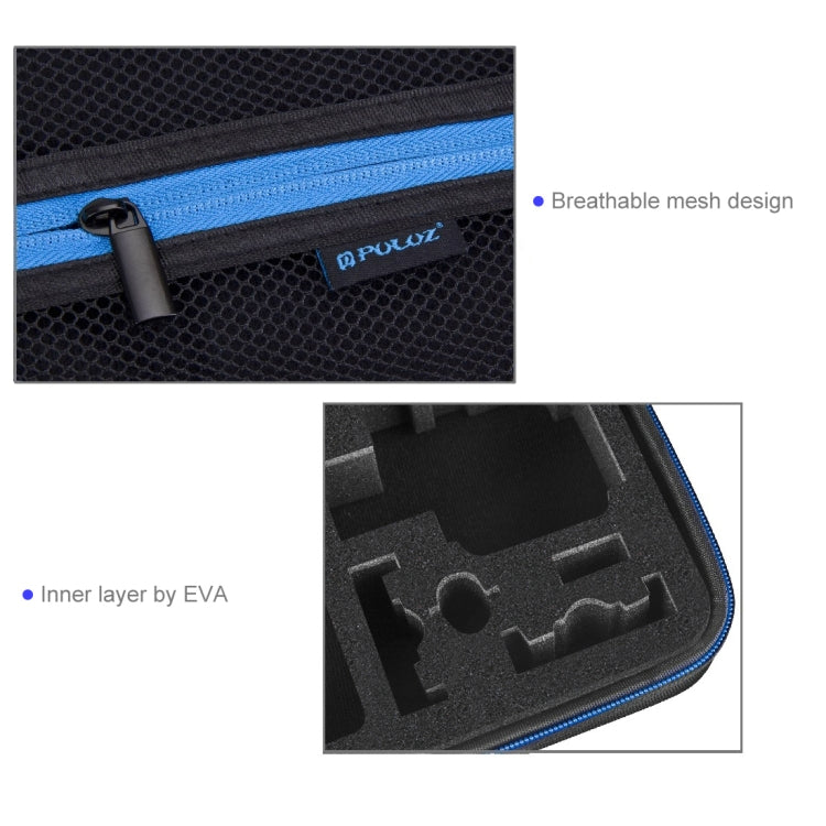 PULUZ Custodia impermeabile da trasporto e da viaggio per GoPro Hero11 Black / HERO10 Black / HERO9 Black / HERO8 Black / HERO7 /6 /5 /5 Session /4 Session /4 /3+ /3 /2 /1, DJI Osmo Action e altre azioniAccessori per fotocamere, dimensioni medie: 23 cm...