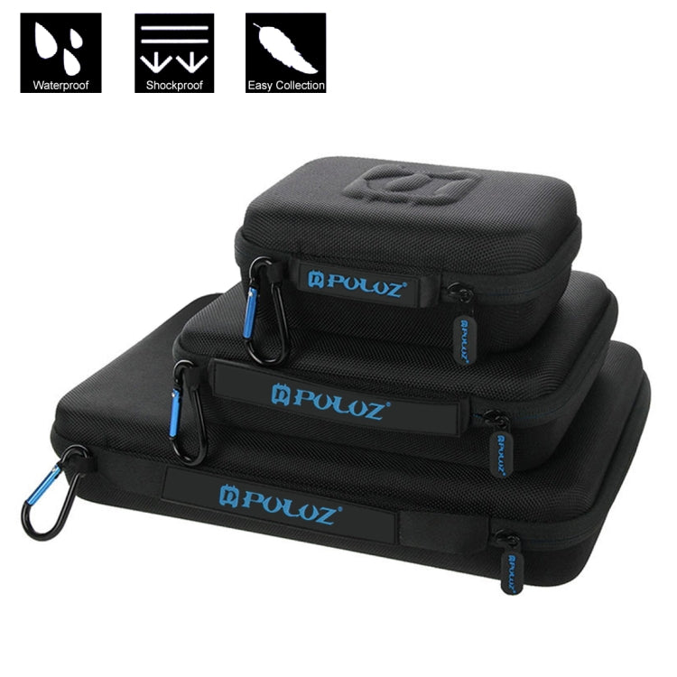 PULUZ Custodia impermeabile da trasporto e da viaggio per GoPro Hero11 Black / HERO10 Black / HERO9 Black / HERO8 Black / HERO7 /6 /5 /5 Session /4 Session /4 /3+ /3 /2 /1, DJI Osmo Action e altre azioniAccessori per fotocamere, dimensioni medie: 23 cm...