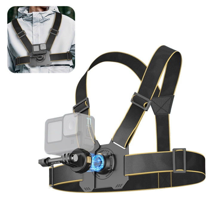 Cintura toracica magnetica con sgancio rapido per action cam