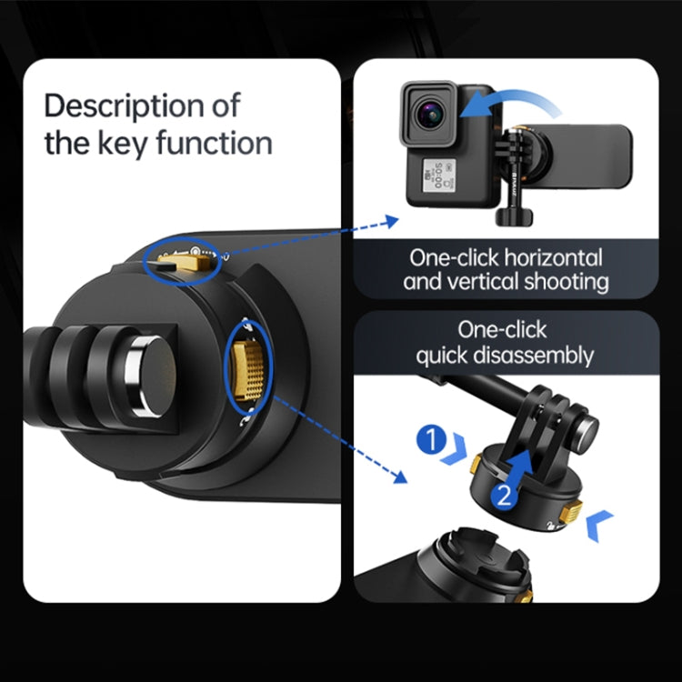 Clip tracolla a sgancio rapido magnetica per zaino compatibile Go