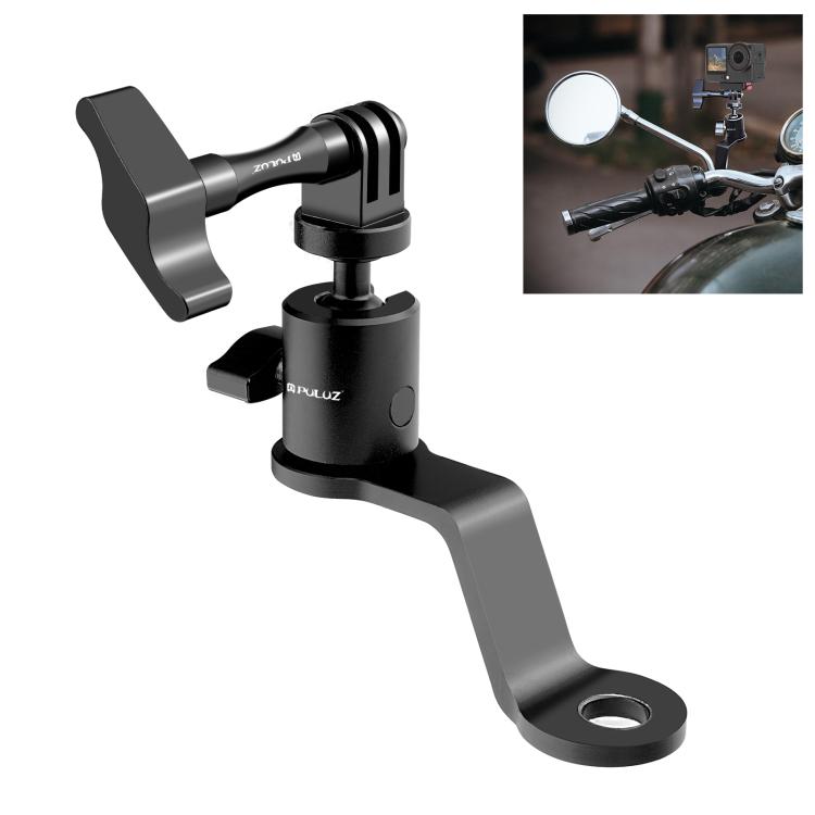 Supporto in lega di alluminio per action camera da moto