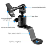 Supporto in lega di alluminio per action camera da moto