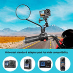 Supporto in lega di alluminio per action camera da moto