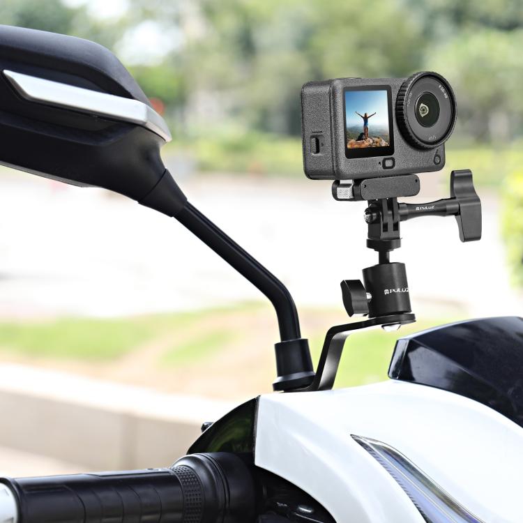 Supporto in lega di alluminio per action camera da moto
