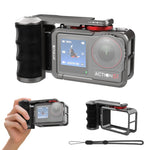 Adattatore di espansione per gabbia per fotocamera in metallo PULUZ con impugnatura per DJI Osmo Action 5 Pro / 4 / 3, For DJI Osmo Action 5 Pro / 4 / 3