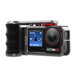 Adattatore di espansione per gabbia per fotocamera in metallo PULUZ con impugnatura per DJI Osmo Action 5 Pro / 4 / 3, For DJI Osmo Action 5 Pro / 4 / 3
