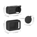 Cover protettiva in silicone 3 in 1 per modulo di trasmissione, obiettivo e corpo del DJI Osmo Nano., For DJI Osmo Nano