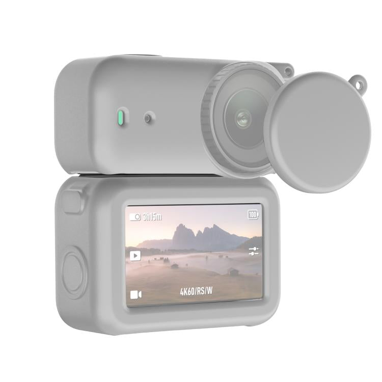 Cover protettiva in silicone 3 in 1 per modulo di trasmissione, obiettivo e corpo del DJI Osmo Nano., For DJI Osmo Nano