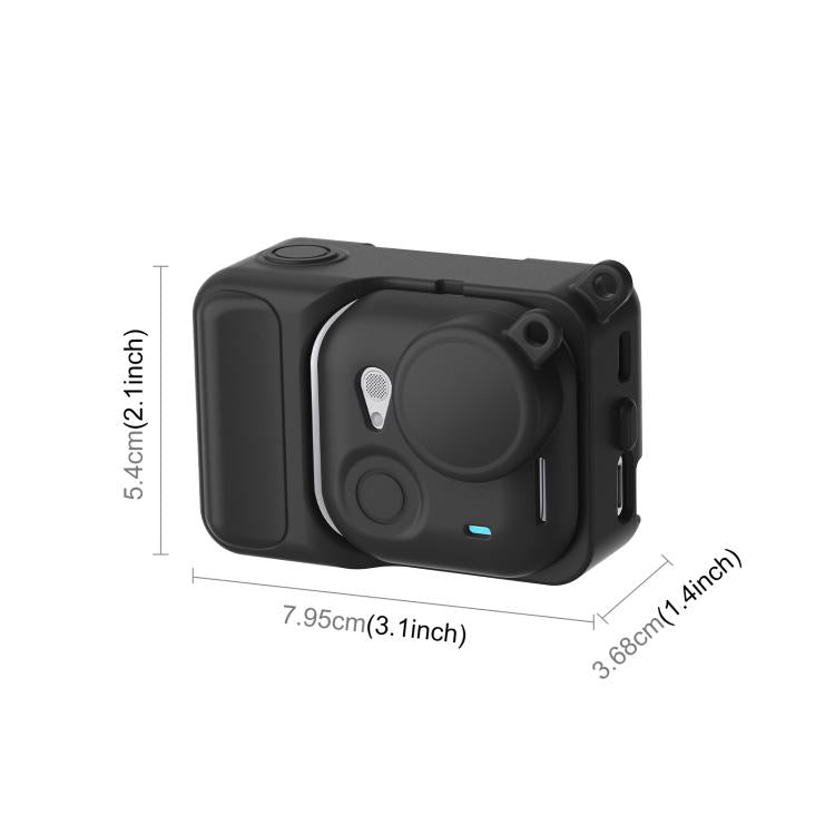 Modulo di espansione in silicone 2 in 1 PULUZ per Insta360 GO Ultra: corpo e obiettivo., For Insta360 GO Ultra