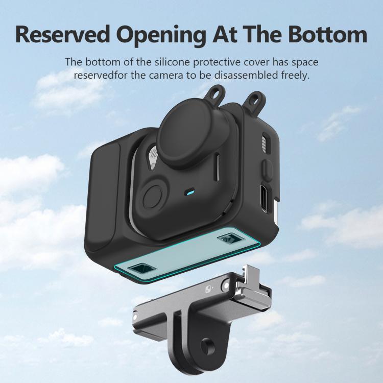 Modulo di espansione in silicone 2 in 1 PULUZ per Insta360 GO Ultra: corpo e obiettivo., For Insta360 GO Ultra
