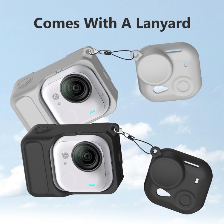 Modulo di espansione in silicone 2 in 1 PULUZ per Insta360 GO Ultra: corpo e obiettivo., For Insta360 GO Ultra