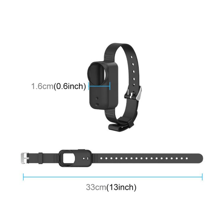 Copertura in silicone per cinturino da polso estensibile per corpo DJI Osmo Nano e supporto per collare per animali domestici., For DJI Osmo Nano Body