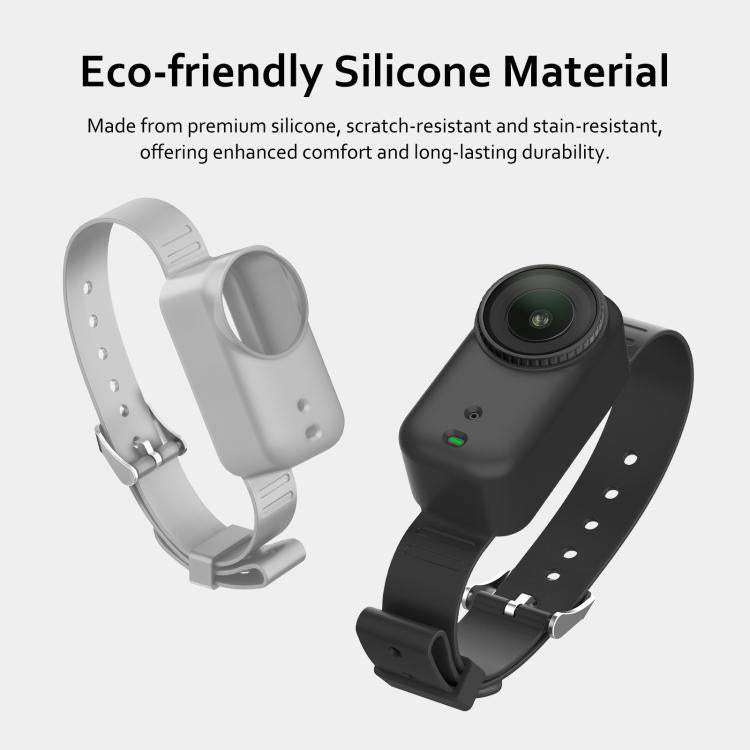 Copertura in silicone per cinturino da polso estensibile per corpo DJI Osmo Nano e supporto per collare per animali domestici., For DJI Osmo Nano Body