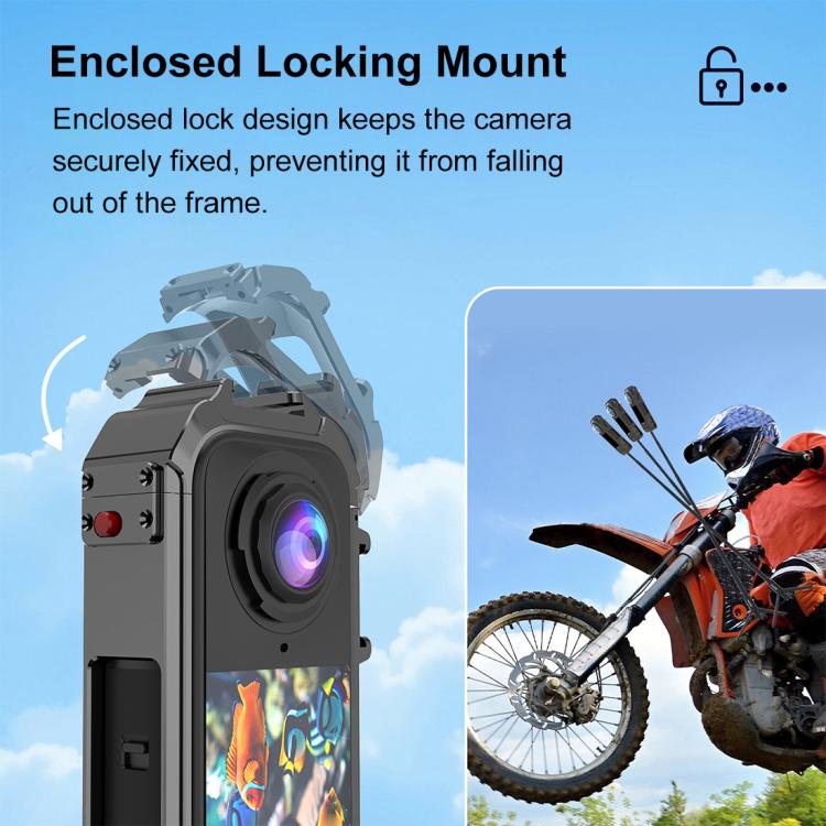 Telaio di protezione in metallo PULUZ per Insta360 X4 Air con base a slitta espandibile, For Insta360 X4 Air