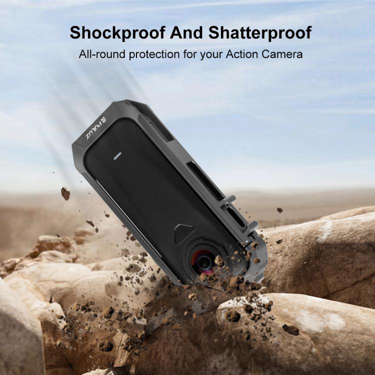 Telaio di protezione in metallo PULUZ per Insta360 X4 Air con base a slitta espandibile, For Insta360 X4 Air