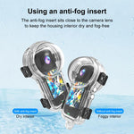 Custodia subacquea sigillata impermeabile fino a 50 m per Insta360 X4 Air PULUZ, For Insta360 X4 Air