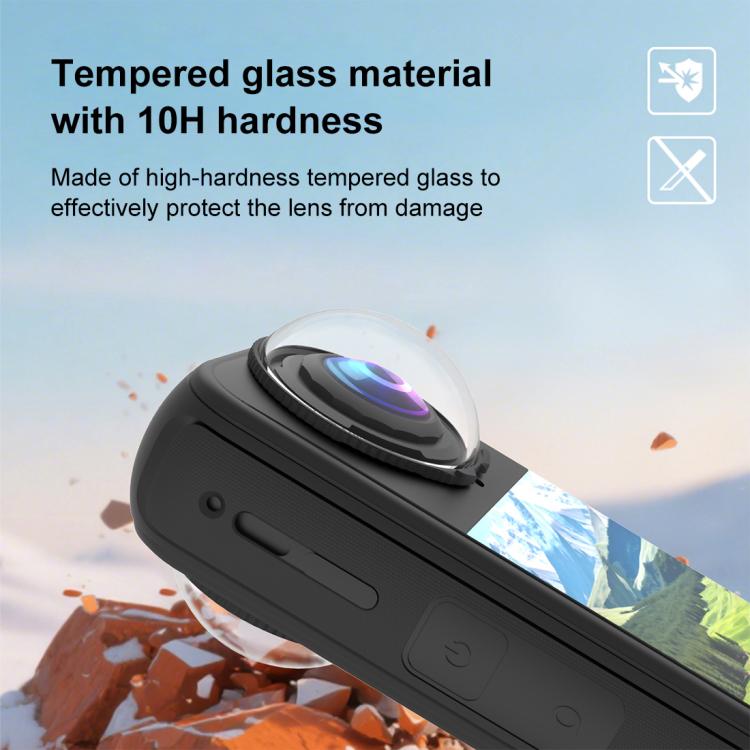 Copertura protettiva in vetro ottico rotante per lente Insta360 X4 Air PULuz, For Insta360 X4 Air