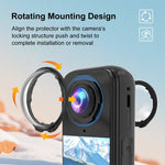 Copertura protettiva in vetro ottico rotante per lente Insta360 X4 Air PULuz, For Insta360 X4 Air