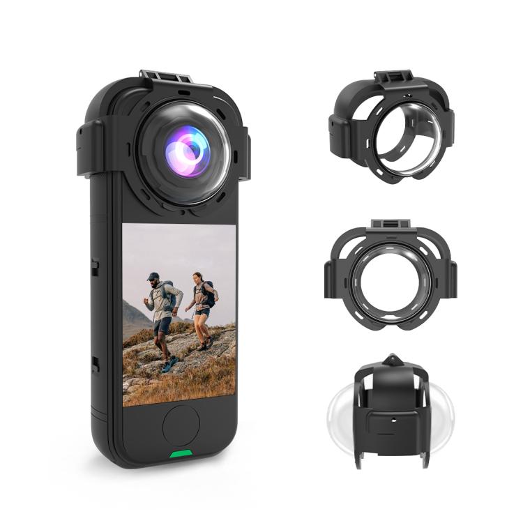 Pellicola protettiva in vetro temperato a scatto per lente Insta360 X4 Air PULUZ, For Insta360 X4 Air