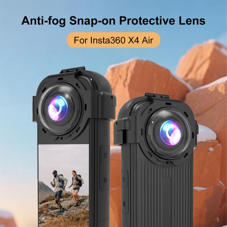 Pellicola protettiva in vetro temperato a scatto per lente Insta360 X4 Air PULUZ, For Insta360 X4 Air
