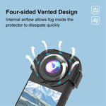 Pellicola protettiva in vetro temperato a scatto per lente Insta360 X4 Air PULUZ, For Insta360 X4 Air