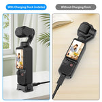 Base di ricarica a sgancio rapido in plastica PULUZ per DJI Osmo Pocket 3, Charging Adapter Base