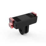 Per DJI Osmo Action 6 / Nano, supporto magnetico a sgancio rapido in plastica PULUZ a due artigli., Two Claw Quick-Release Base