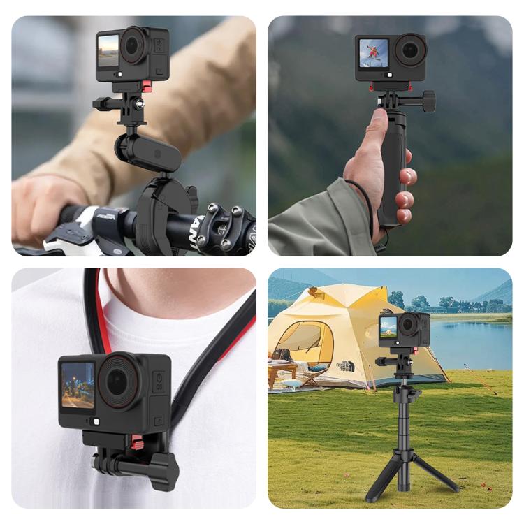 Per DJI Osmo Action 6 / Nano, supporto magnetico a sgancio rapido in plastica PULUZ a due artigli., Two Claw Quick-Release Base