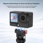 Base di montaggio a sgancio rapido in plastica PULUZ per gimbal DJI Osmo Action 6 / Nano, Gimbal Quick-Release Base