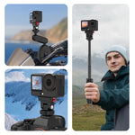 Base di montaggio a sgancio rapido in plastica PULUZ per gimbal DJI Osmo Action 6 / Nano, Gimbal Quick-Release Base