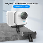 Per Insta360 GO Ultra PULUZ, base di montaggio magnetica a sgancio rapido in plastica., Quick Release Base