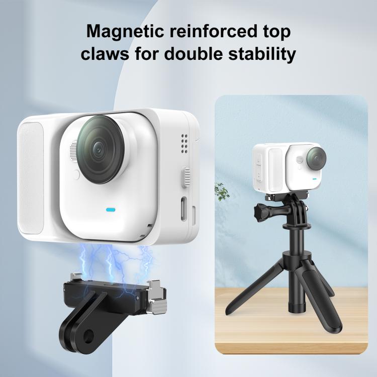 Per Insta360 GO Ultra PULUZ, base di montaggio magnetica a sgancio rapido in plastica., Quick Release Base