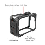 Telaio in metallo PULUZ per DJI Osmo Action 6 con attacco a slitta, Metal Cage