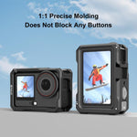 Telaio in metallo PULUZ per DJI Osmo Action 6 con attacco a slitta, Metal Cage