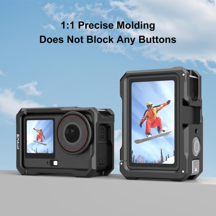 Telaio in metallo PULUZ per DJI Osmo Action 6 con attacco a slitta, Metal Cage