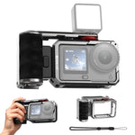 Adattatore di espansione per gabbia in metallo PULUZ per fotocamera DJI Osmo Action 6 con impugnatura, For DJI Osmo Action 6