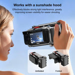 Adattatore di espansione per gabbia in metallo PULUZ per fotocamera DJI Osmo Action 6 con impugnatura, For DJI Osmo Action 6