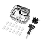 Per DJI Osmo Action 6 PULUZ Guscio subacqueo impermeabile fino a 60 m / 196 piedi con adattatore invisibile e vite lunga, Waterproof Shell