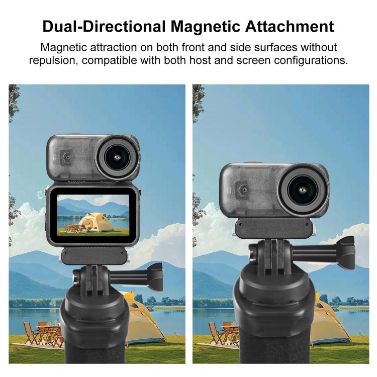 Per DJI Osmo Action 6 / Nano, base di montaggio a sgancio rapido magnetica in plastica PULUZ