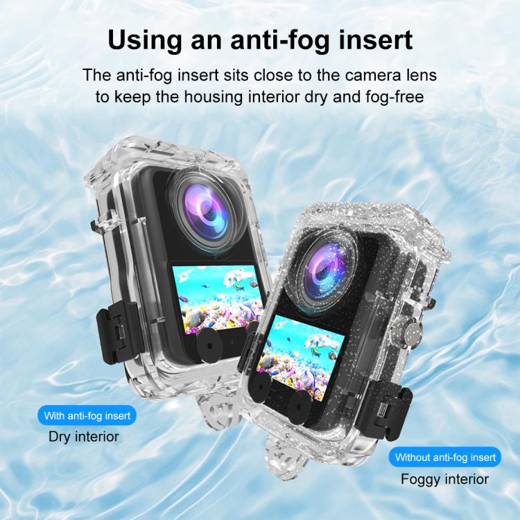 Custodia impermeabile per fotocamera DJI Osmo 360 PULUZ, resistente fino a 40 metri di profondità, per immersioni e immersioni., For DJI Osmo 360
