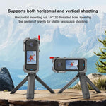 Telaio di espansione con gabbia protettiva in metallo PULUZ per Insta360 X4 Air, con basi a slitta e copriobiettivo., For Insta360 X4 Air Lens Cover