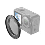 Portafiltro PULUZ in metallo per DJI Osmo Action 6, telaio protettivo per filtri., For DJI Osmo Action 6